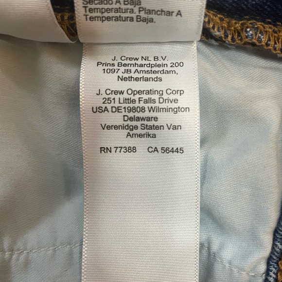 J. Crew Factory Classic Vintage High Rise Straight Leg Blue Denim Jeans Size 28 - Picture 12 of 13